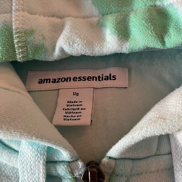 Tie-Dye Zip Up Hoodie | Handmade - Picture 3 of 3